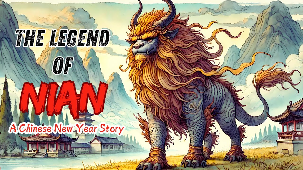 The Legend of Nian 🐲| Chinese New Year Story🏯