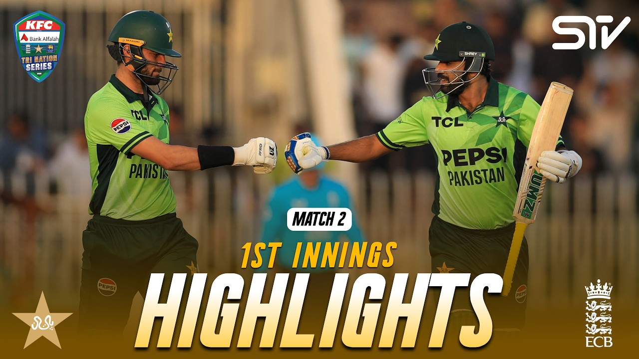 1st Innings Highlights | Pakistan vs England | Match 2 | Pakistan ODI Tri-Series 2026 | PCB | M9S1J