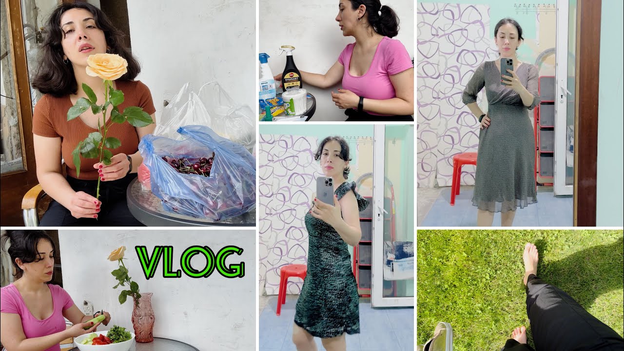 30 მაისის VLOG 🌳კაბები ვიყიდე / პროდუქტი და შუმანიტიც🦠🧴სეტყვა თბილისში🌧️