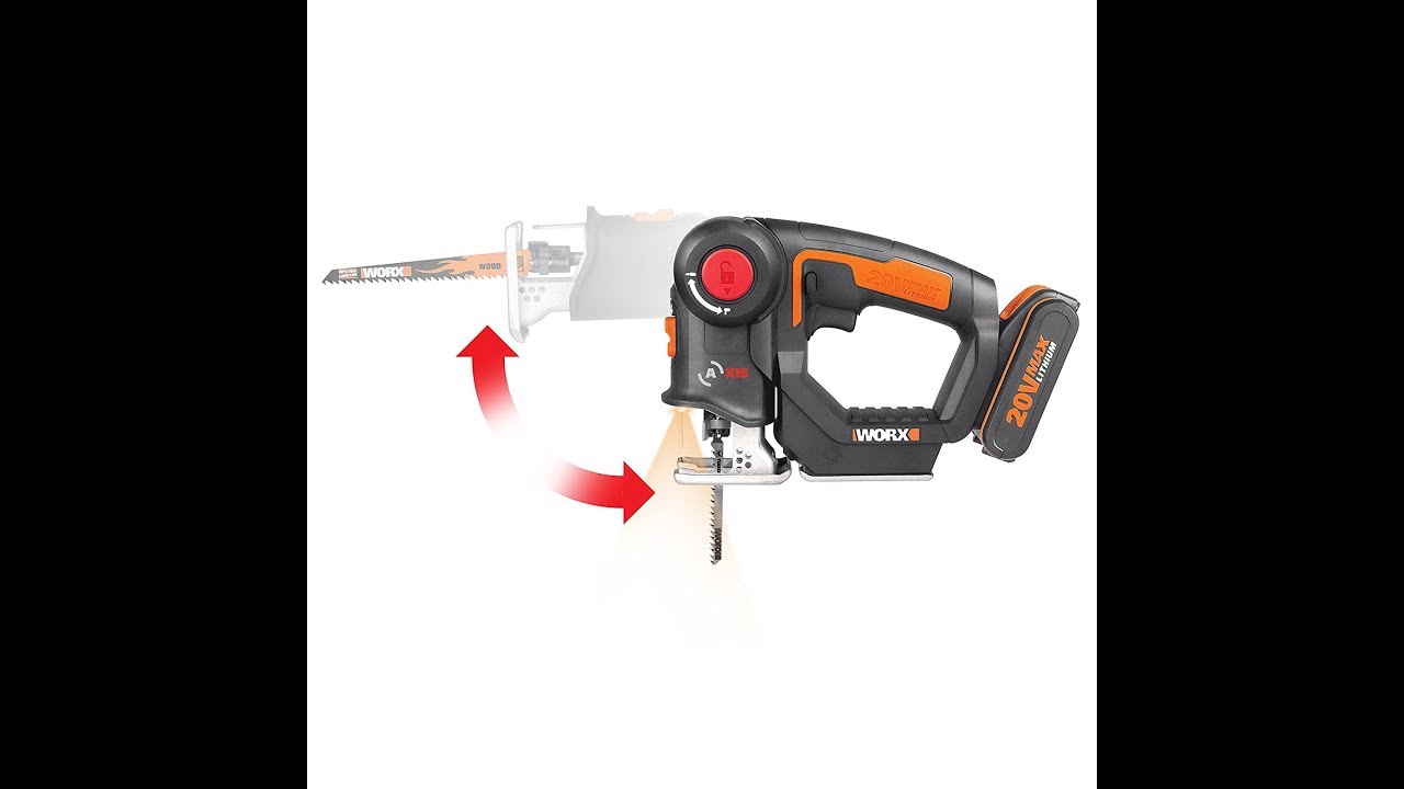 Seghetto a gattuccio e alternativo a batteria Worx WX550