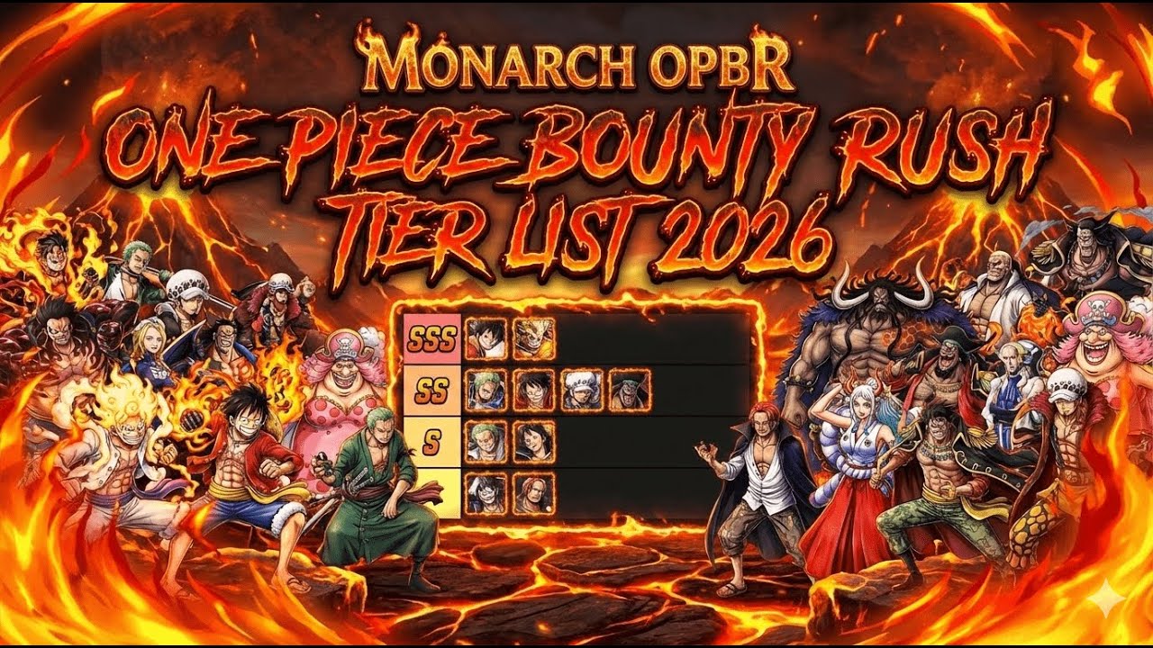 ONE PIECE BOUNTY RUSH TIER LIST [2026] BEFORE OTHER EX's ARRIVES | F2P | MONARCH OPBR | OPBR