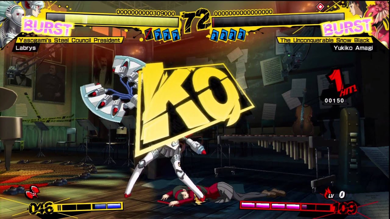 [MH Playthrough] Persona 4 Arena (Arcade Mode - Labrys) (PS3)