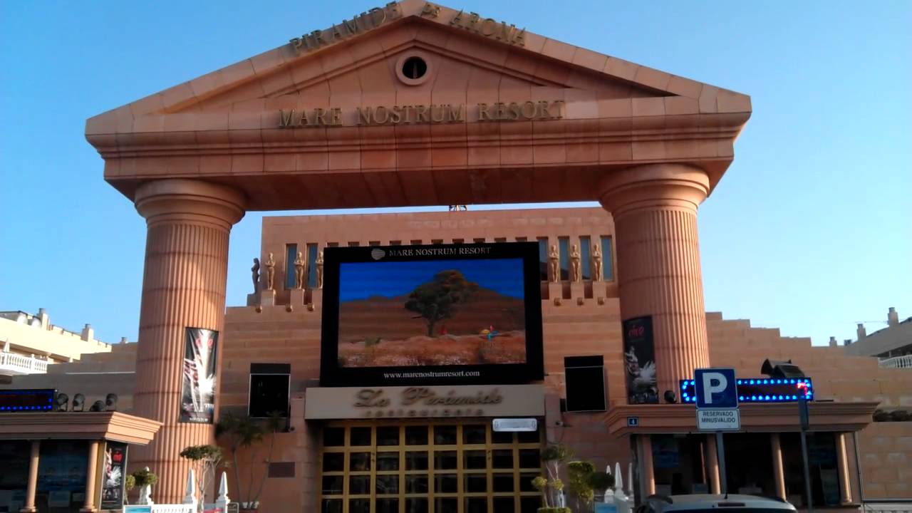 Clip de Arona Sensaciones en videowall de Mare Nostrum Resort (Tenerife)