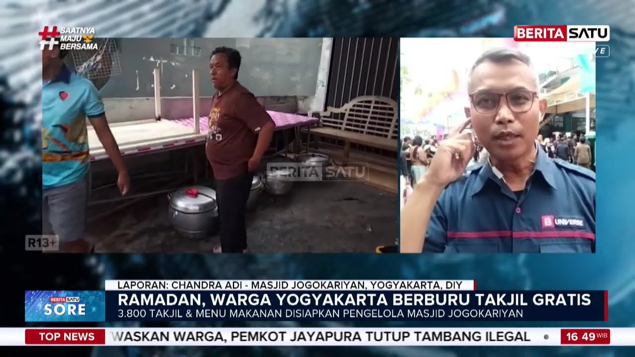 Masjid Jogokariyan Sediakan 3.800 Takjil Gratis Buka Puasa #Beritasatu