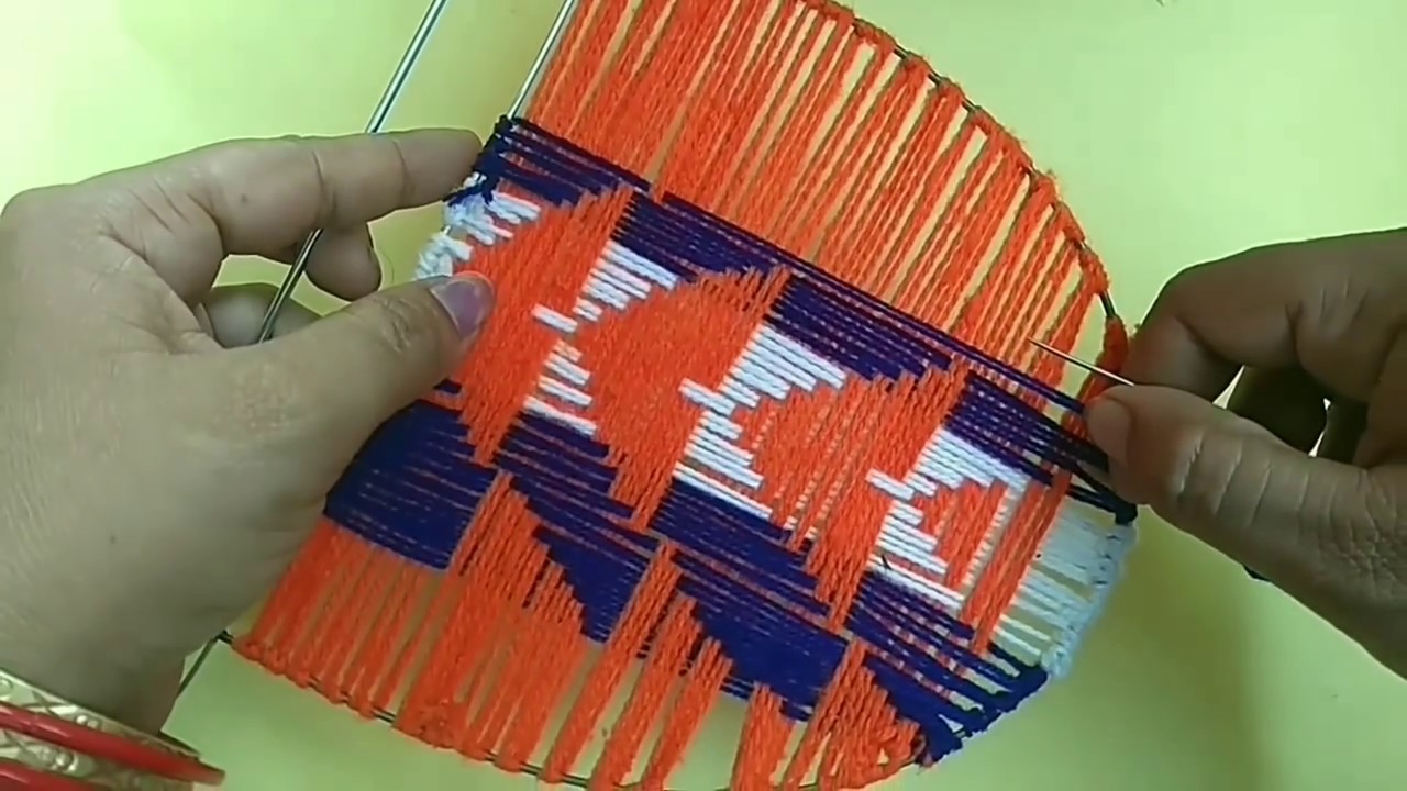 DIY:-How to make  hand ✋ fan from waste wool