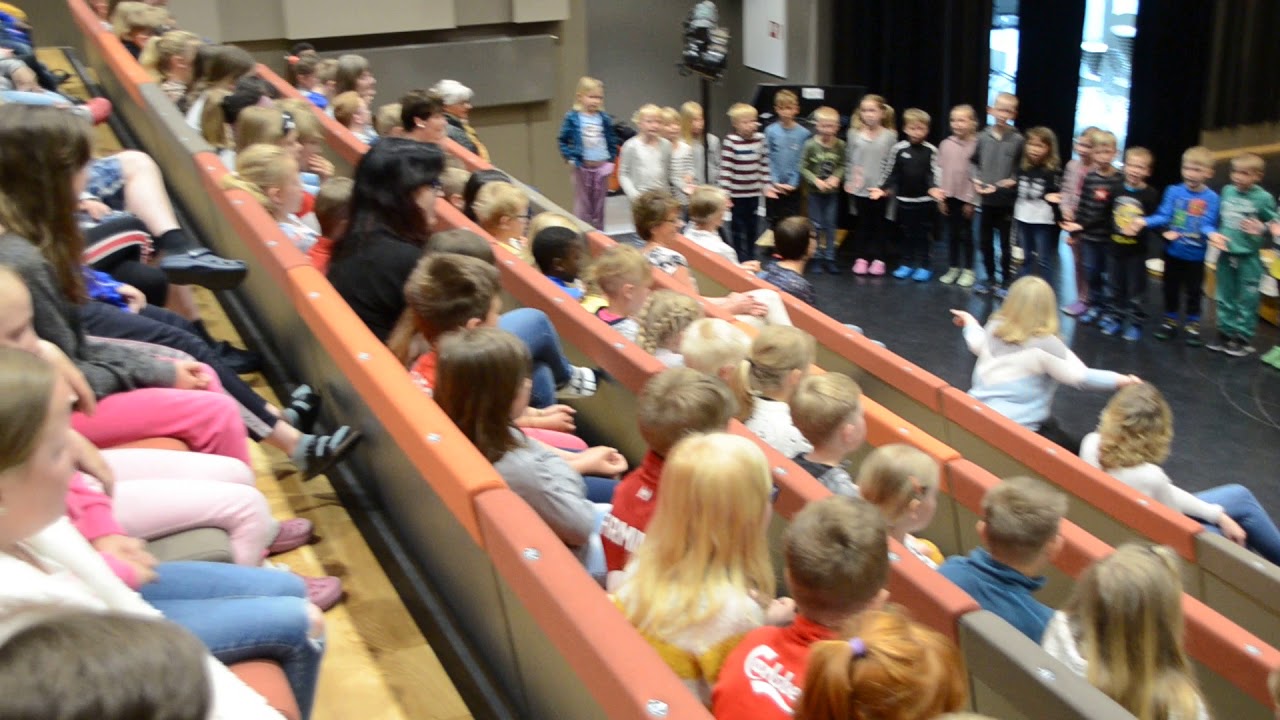 «Nå er det slutt for i dag» av elever fra førstetrinn ved Alvdal barneskole