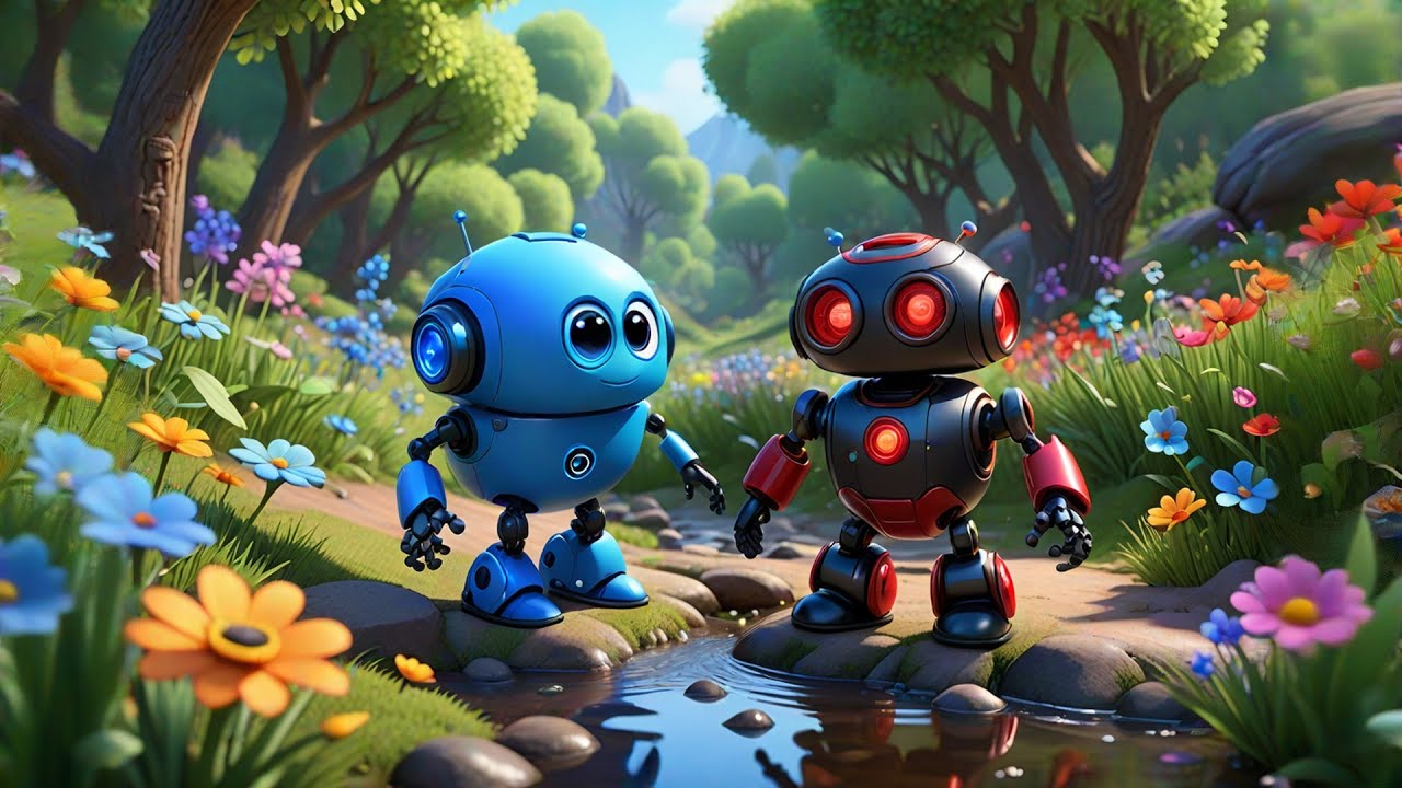 Four Robot Friends Count to Ten | Learning Numbers with Robots