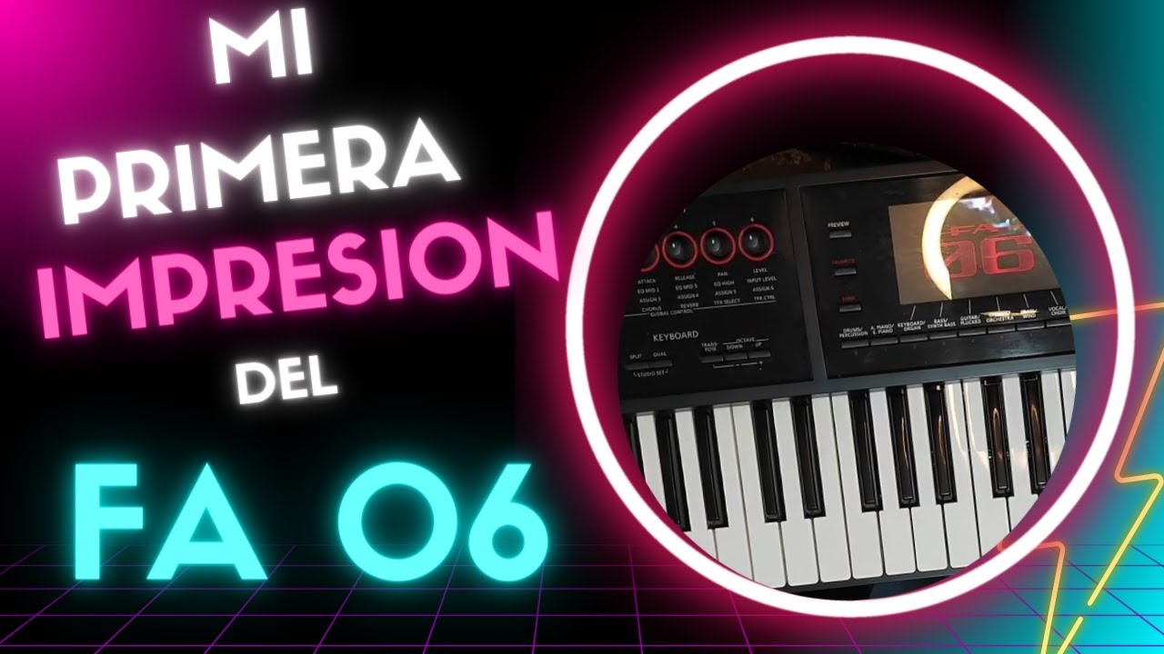 Mi primera impresión del Roland FA 06 #rolandfa06 #musichuayotuma
