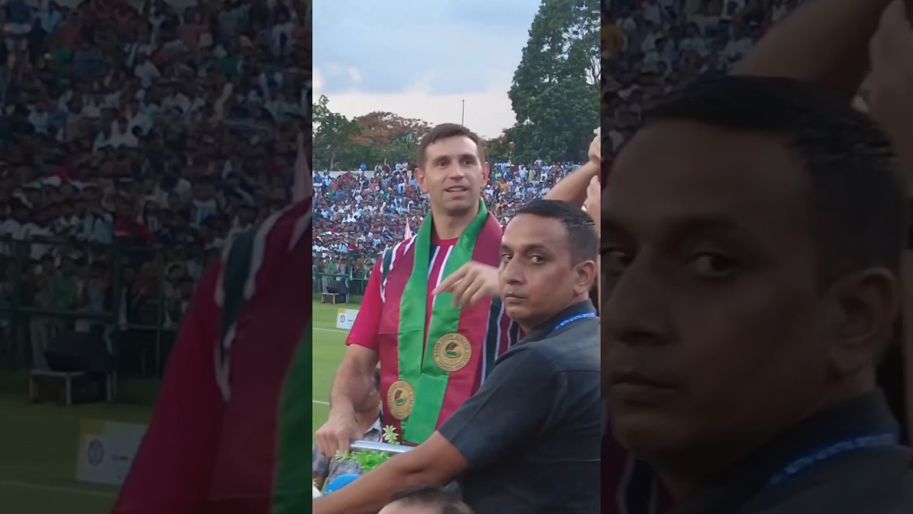 Emiliano Martinez Is In Kolkata Mohun Bagan Ground #shorts #emilianomart&iacute;nez #mohunbagan