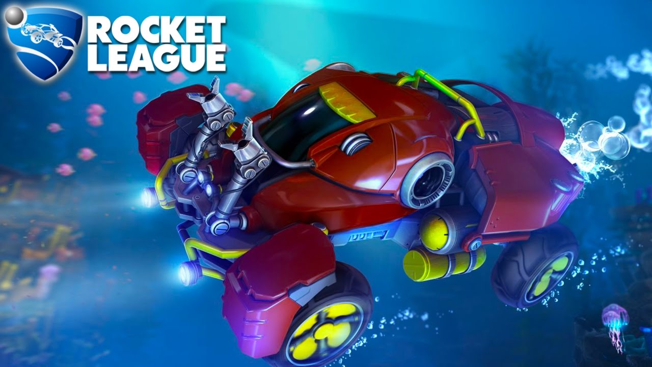 ROCKET LEAGUE: DLC AQUADOME - TESTANDO O SUBMARINO CARRO PROTEUS