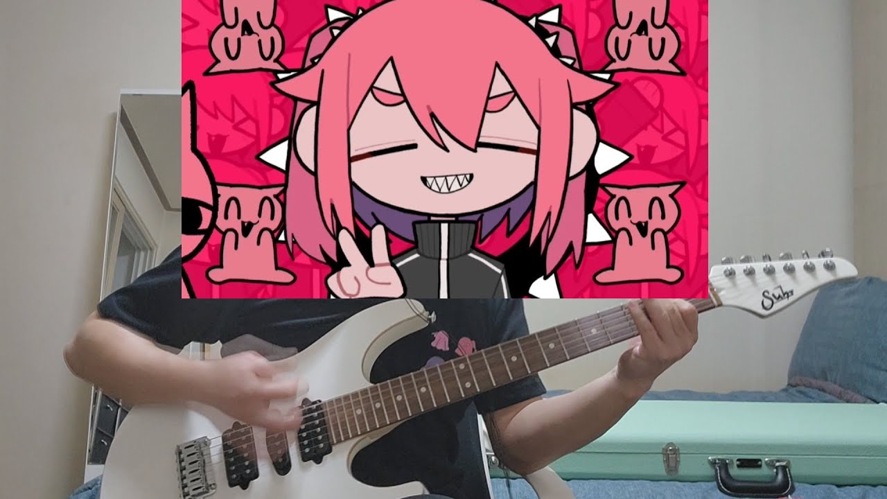 고속커팅으로 혼돈부기를 연주해보았다 (混沌ブギ guitar cover)