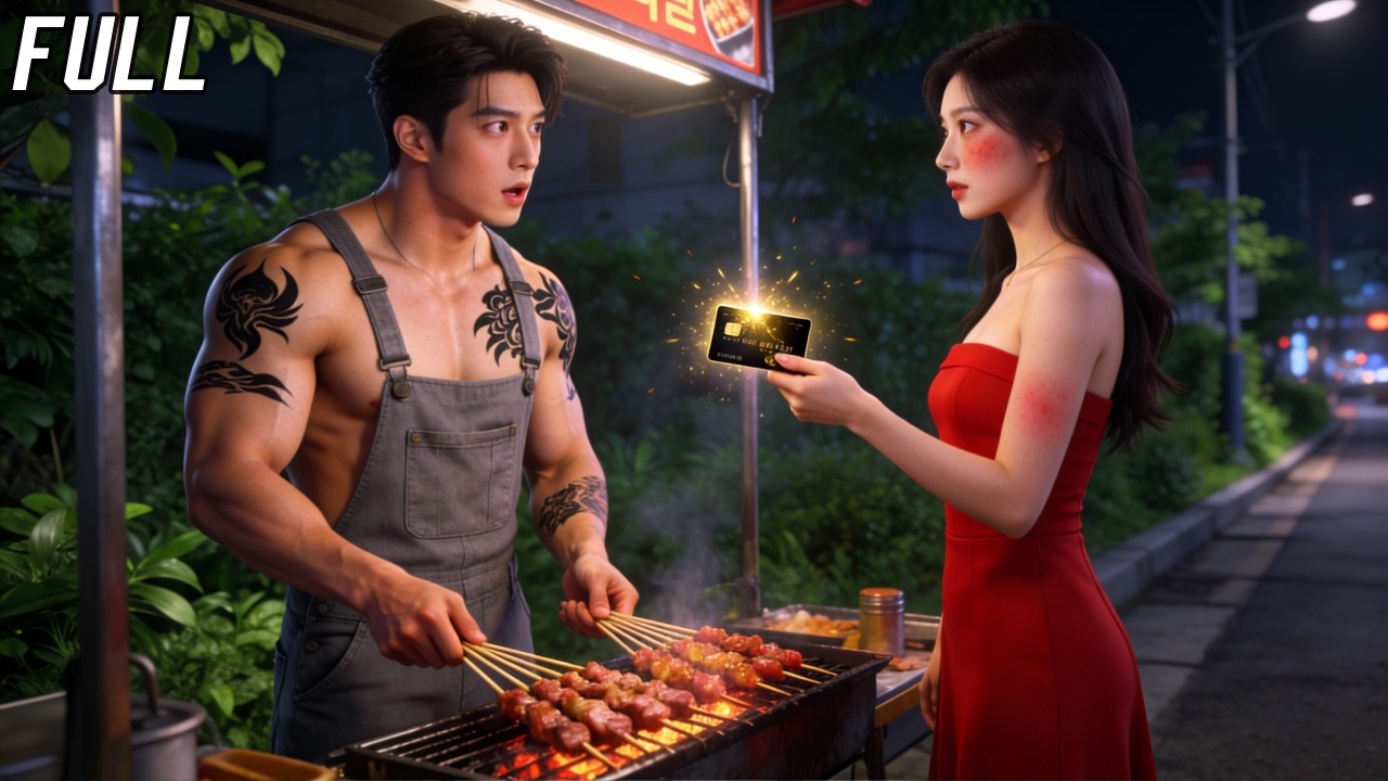 Dieu de la Guerre retraité vend barbecue——1er jour, belle PDG paie un million pour garde du corps!🔥