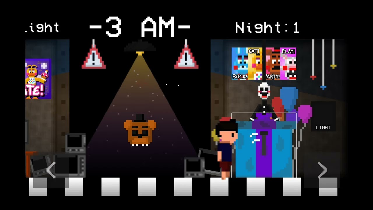 Two 2D night 🌙 gamplay 