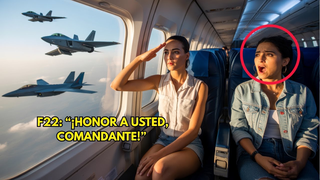 “Ella Solo Estaba en 24A — Hasta que Su Nombre en Clave Hizo que los Pilotos F-22 se Pusieran Firmes