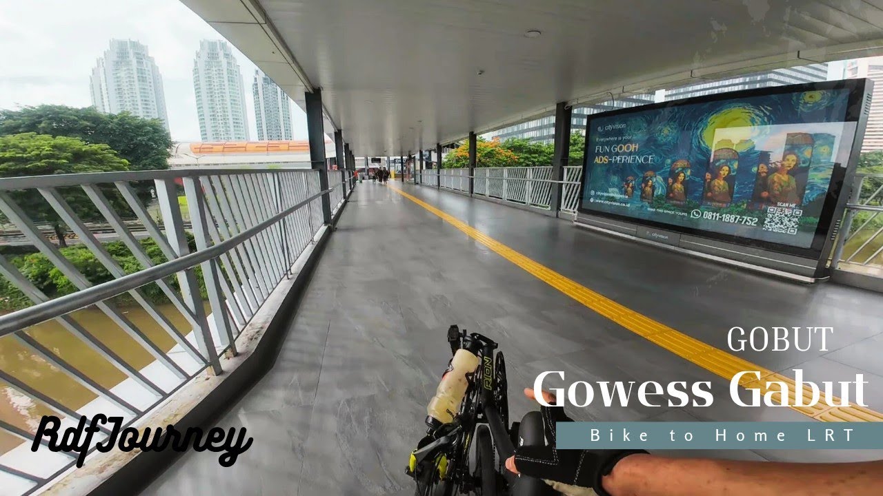 [Eps. 13] GoBut (Gowess gaBut) Naik LRT Bawa Sepeda Lipat dari GBK ke Bekasi, Ribet Nggak Sih?