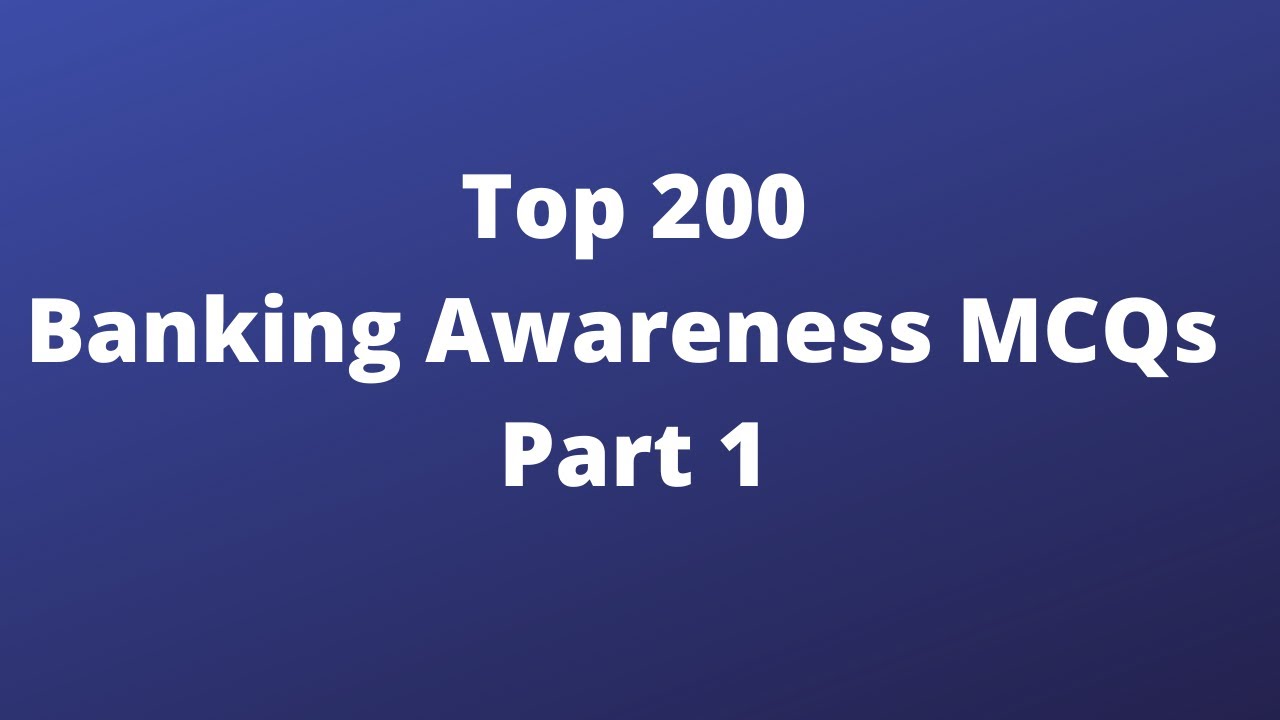 Top 200 Banking Awareness Questions | Current Affairs 2020 | Oliveboard | IBPS PO 2020 | Part 1