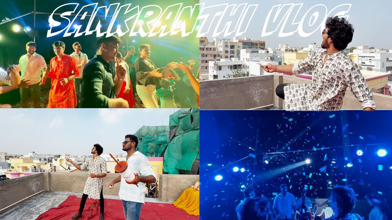 This is how Hyderabad celebrates Sankranthi🪁| Sankranthi 2025 | VLOG 5 | @Rithvik Vibav