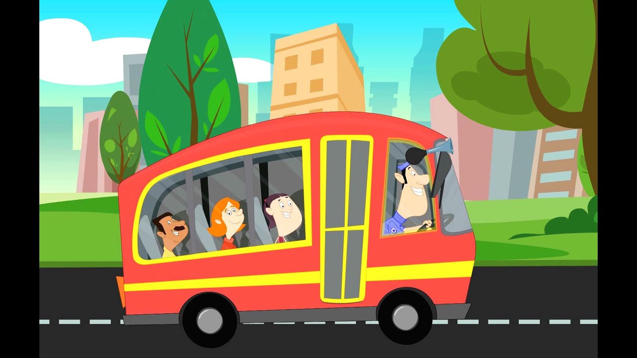 Wheels On The Bus | Nursery Rhymes For Children