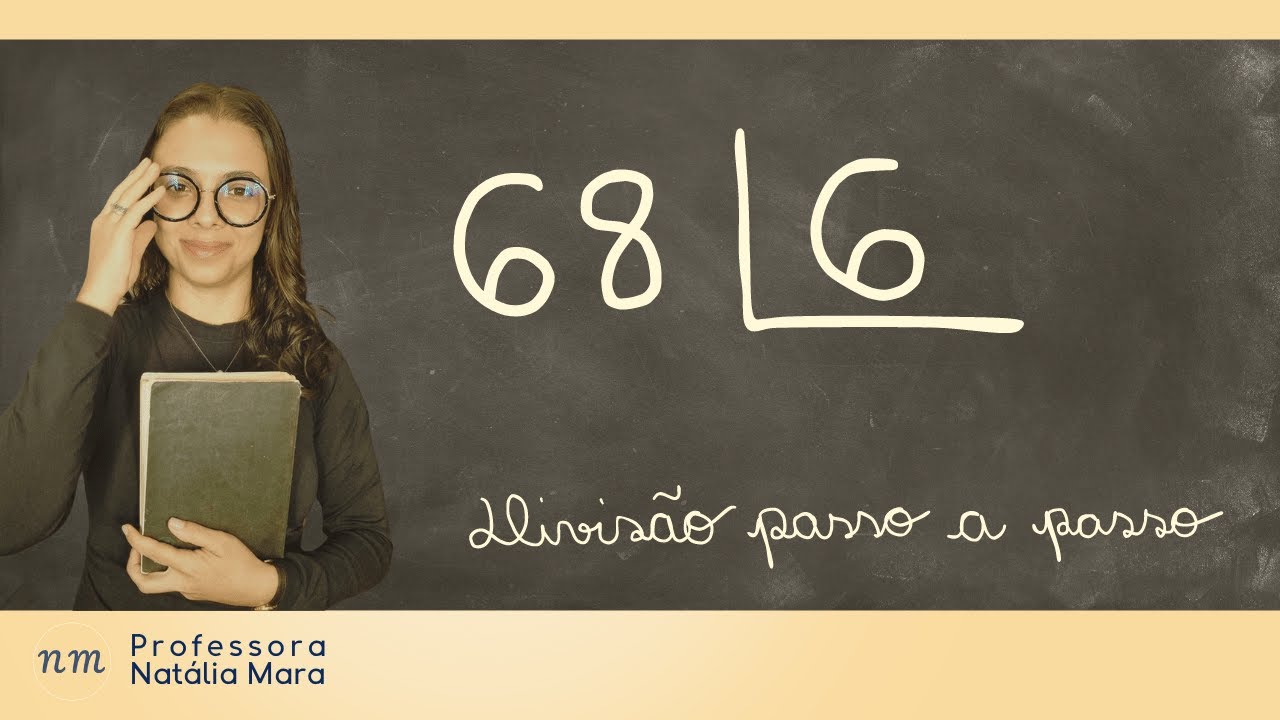 68÷6 | 68/6 | 68 dividido por 6| Como dividir 68 por 6? | Como ensinar divisão?