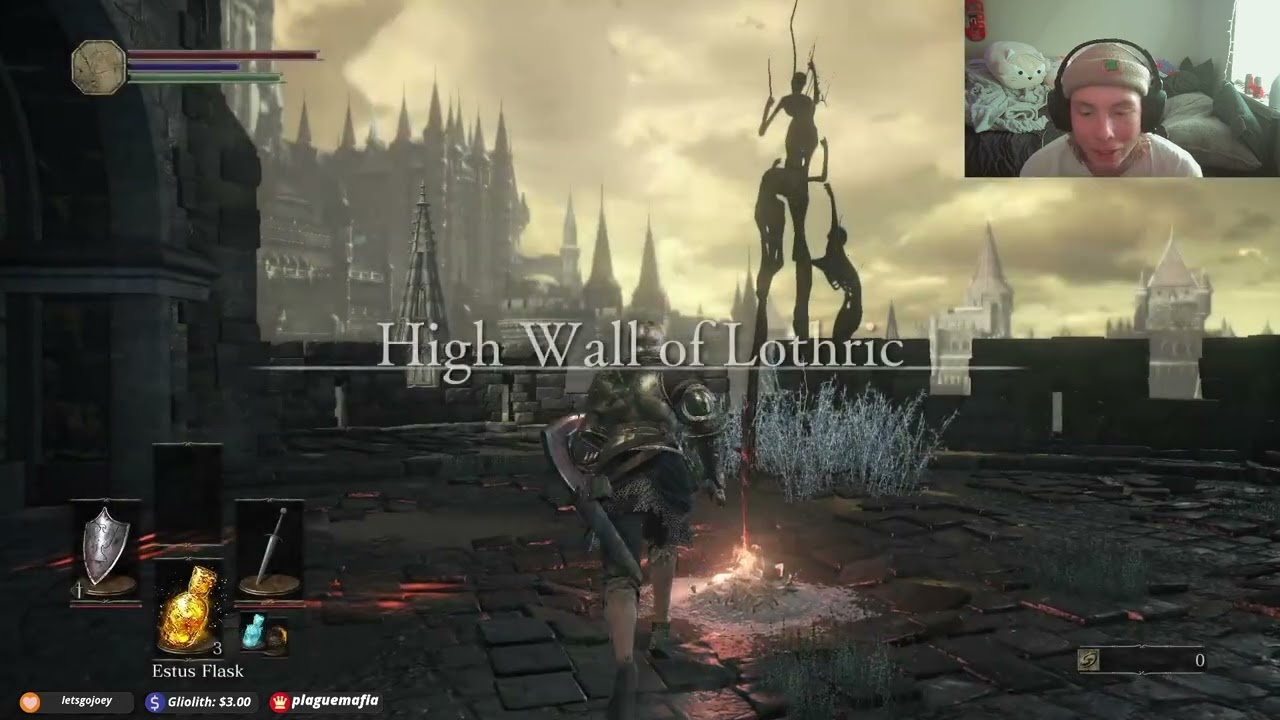 Playing Dark Souls 3 blind // Twitch Vod 3/31/25