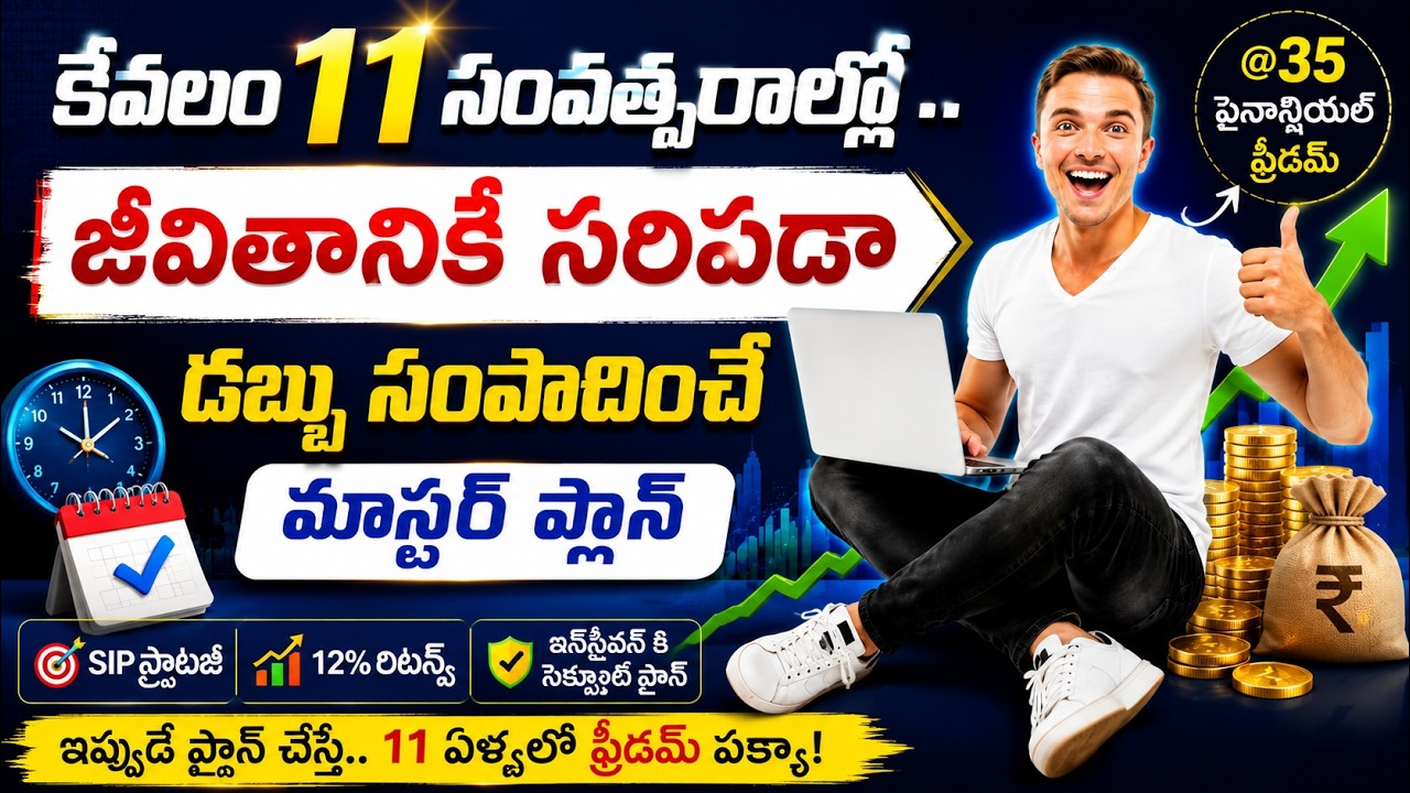 How to Achieve Financial Freedom with in 11 Years | ఫైనాన్సియల్ ఫ్రీడమ్  |#moneymantrark
