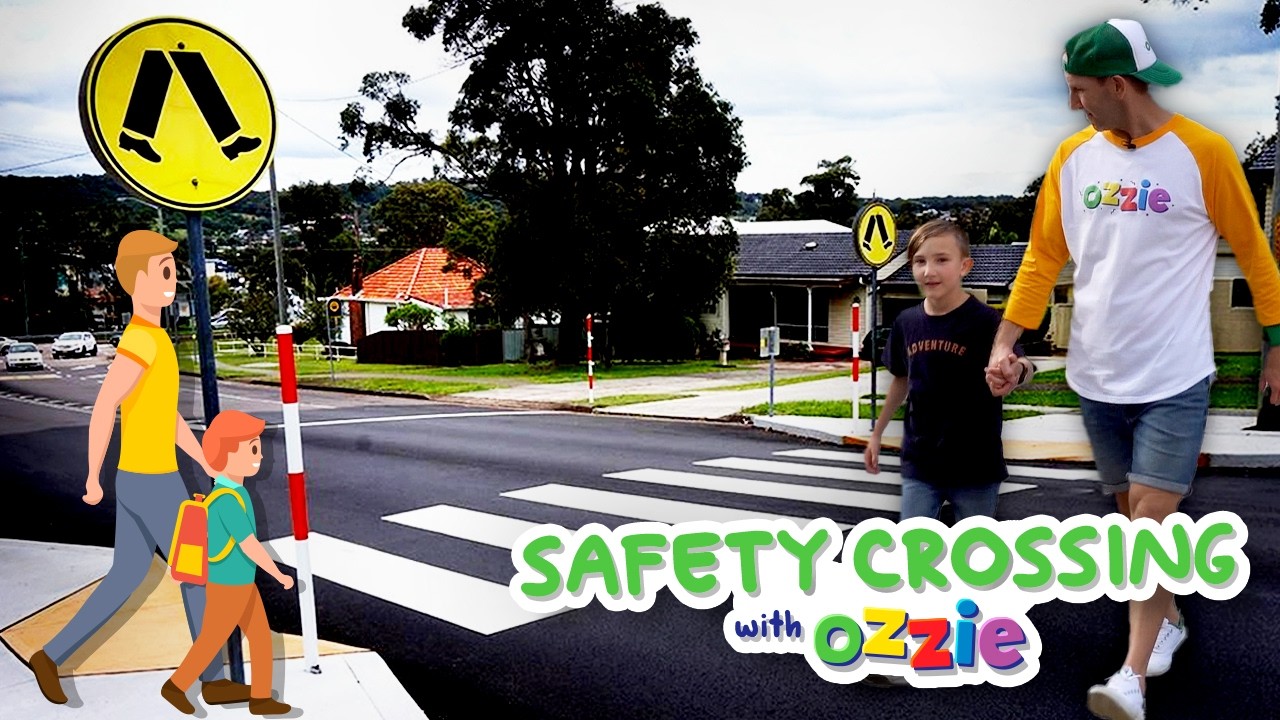 How to Cross the Road Safely for Kids | Walk Safely To School Day 2026