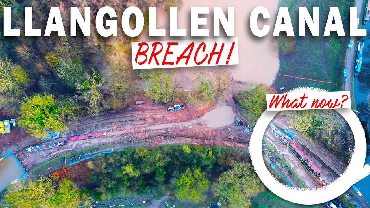 LLANGOLLEN CANAL BREACH! What's Next For The Recovered Narrowboats? Big Update - Jan 16th