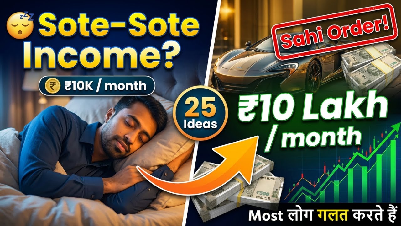 25 Passive Income Ideas India | Sequence Samjho, Warna Nuksan!