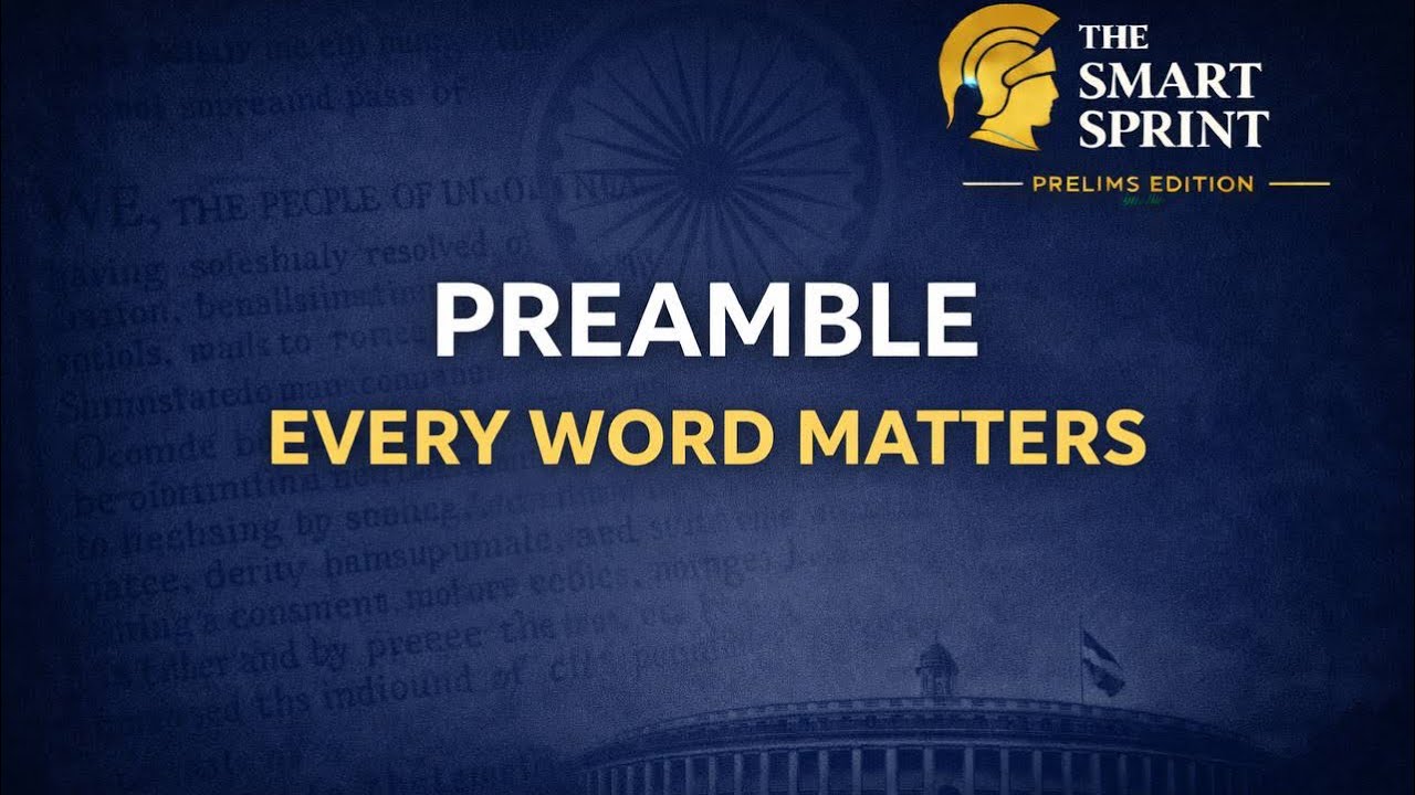 Preamble of the Constitution | Complete Polity Concept for UPSC Prelims 2026