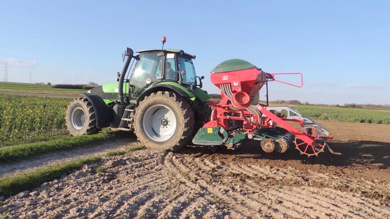 Siew Jęczmienia 2016 ✪ Deutz-Fahr Agrotron 130 ✪ VogelNoot MasterDrill A300 ✪ Deutz-Fahr 87 ✪