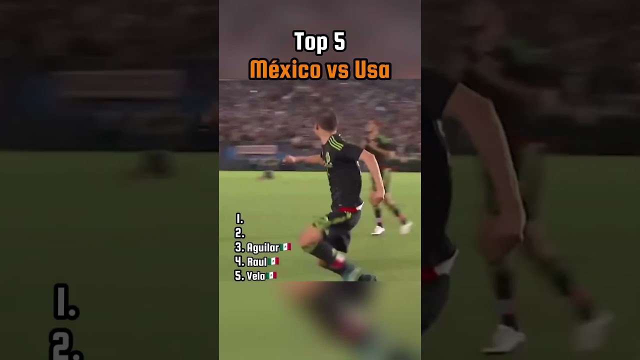 Top 5 Mexico Goals Against USA That Silenced the Crowd 🇲🇽⚽🔥 #Shorts