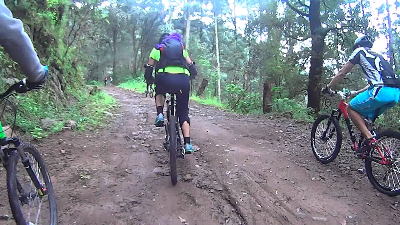 MTB Hidalgo Subida camino ancho, El Chico Balam