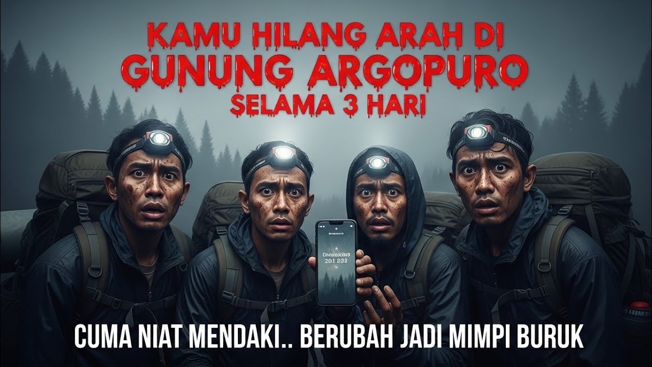 Kami Hilang Arah di gunung ARGOPURO selama tiga hari... 