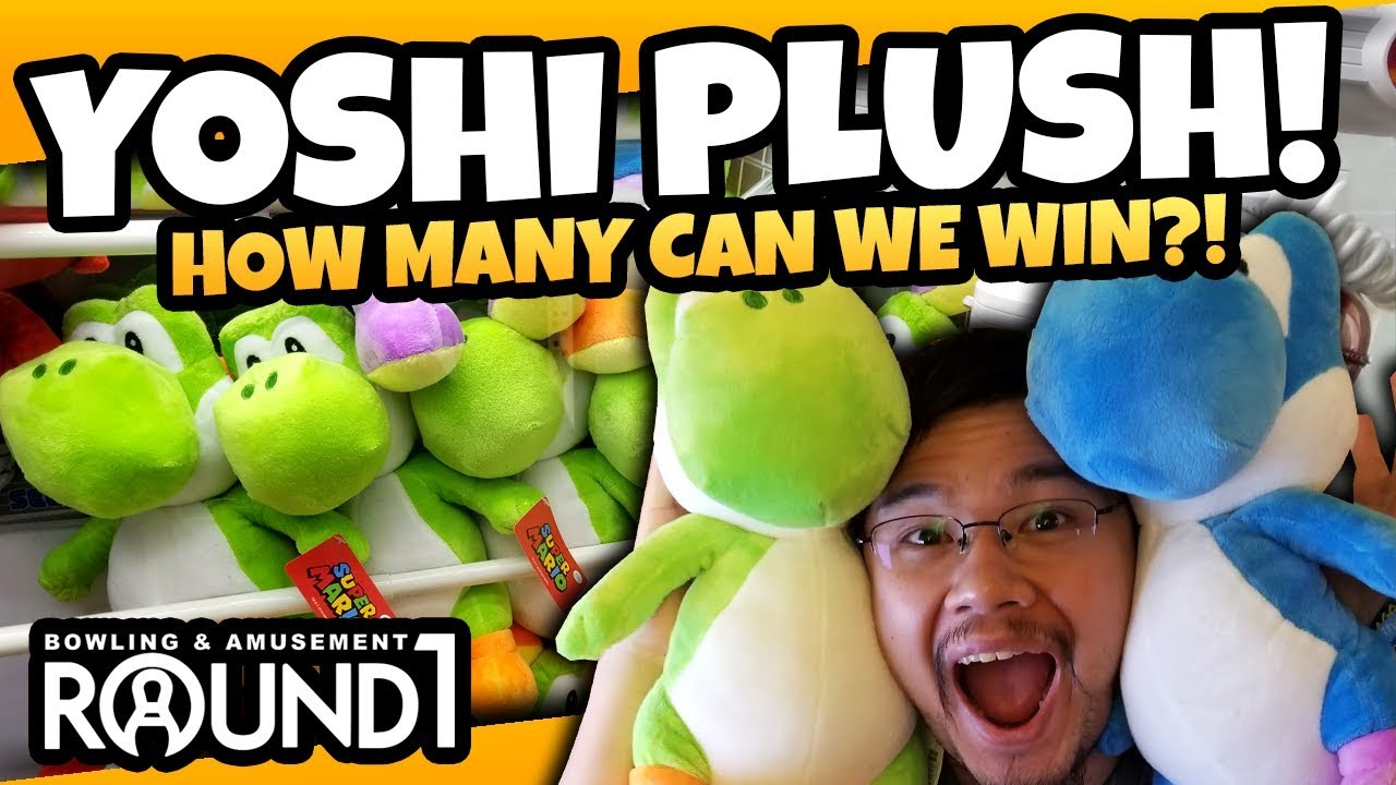 More Yoshi Plushies! Round 1 UFO Catchers Wins at the arcade!