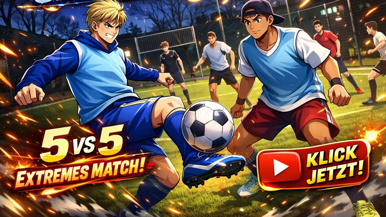 5 vs 5 CAGE MATCH ⚽🔥 – Brutale Zweikämpfe im Käfig!