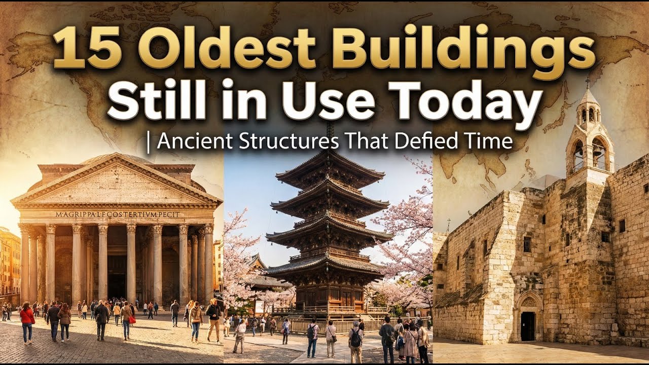 15 Oldest Buildings Still in Use Today | Ancient Structures That Defied Time | 
