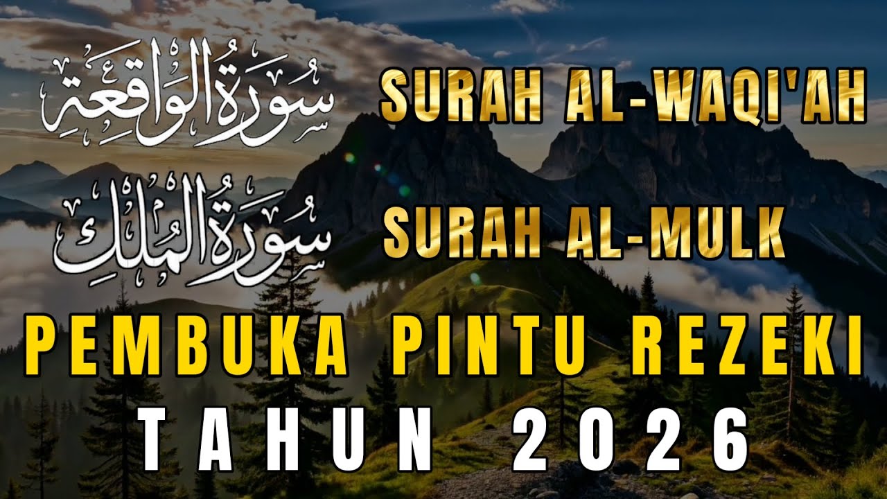SURAT AL-MULK & SURAT AL-WAQI'AH PEMBUKA PINTU REZEKI DI TAHUN 2026