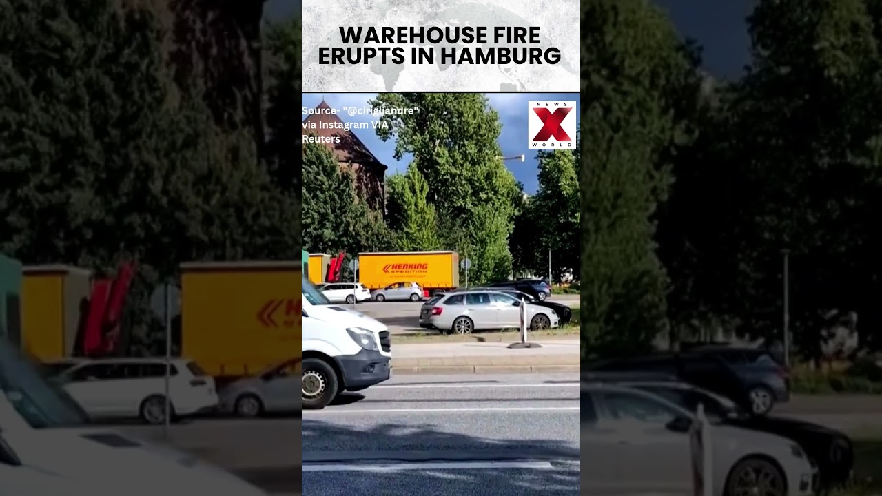 #hamburg | Eyewitness captures Hamburg warehouse explosions | NewsX World