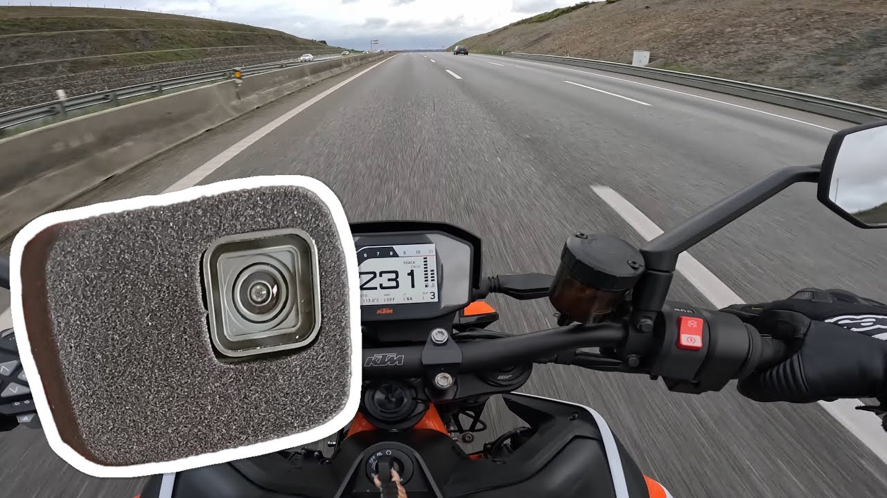 KTM 890 Duke R - Arrow Pro-Race Titanium - Windslayer Test - GoPro 11 - RAW sound