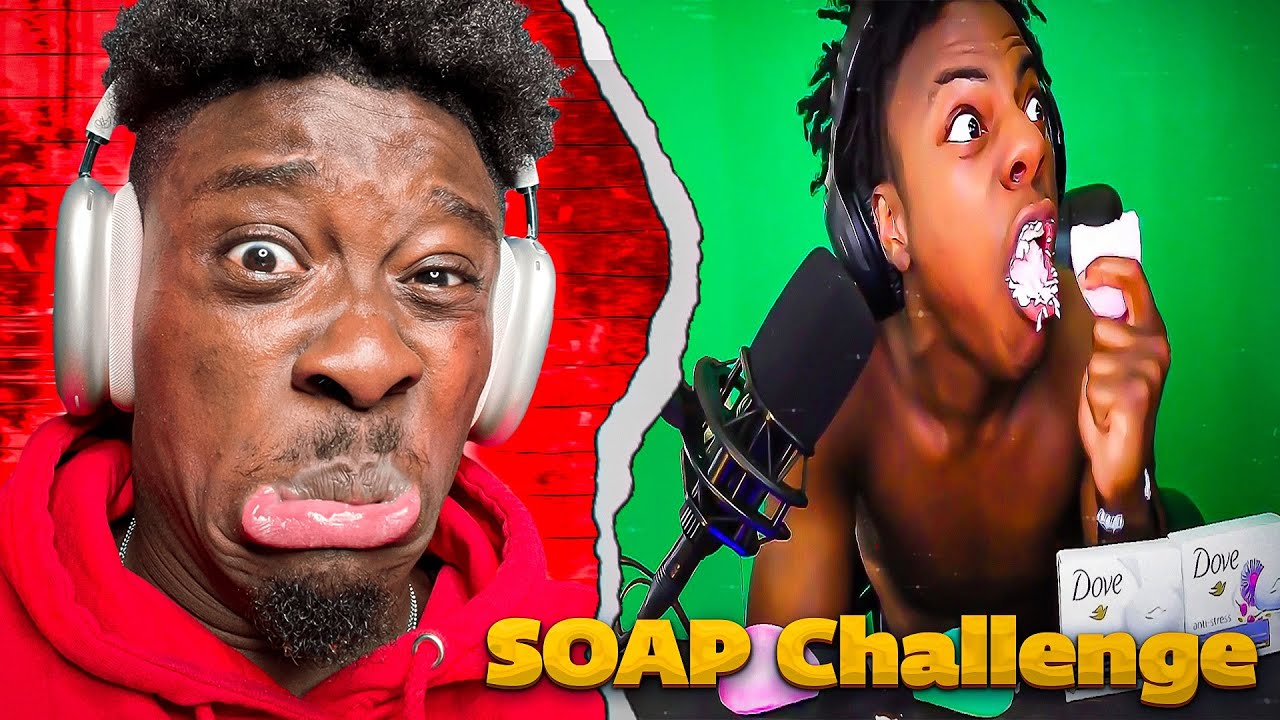 iShowSpeed ​​пытается пройти SOAP Challenge.. 😂 РЕАКЦИЯ