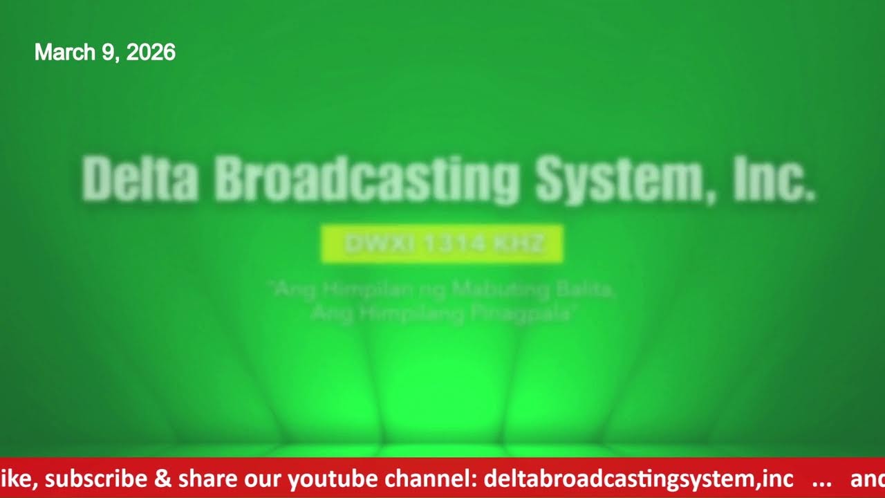 DWXI 1314 AM Live Streaming I Monday (March 09, 2026) #prayoverandcounselling