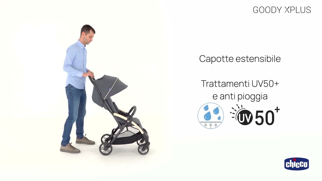 Goody XPlus, il passeggino dallo stile elegante che si chiude da solo