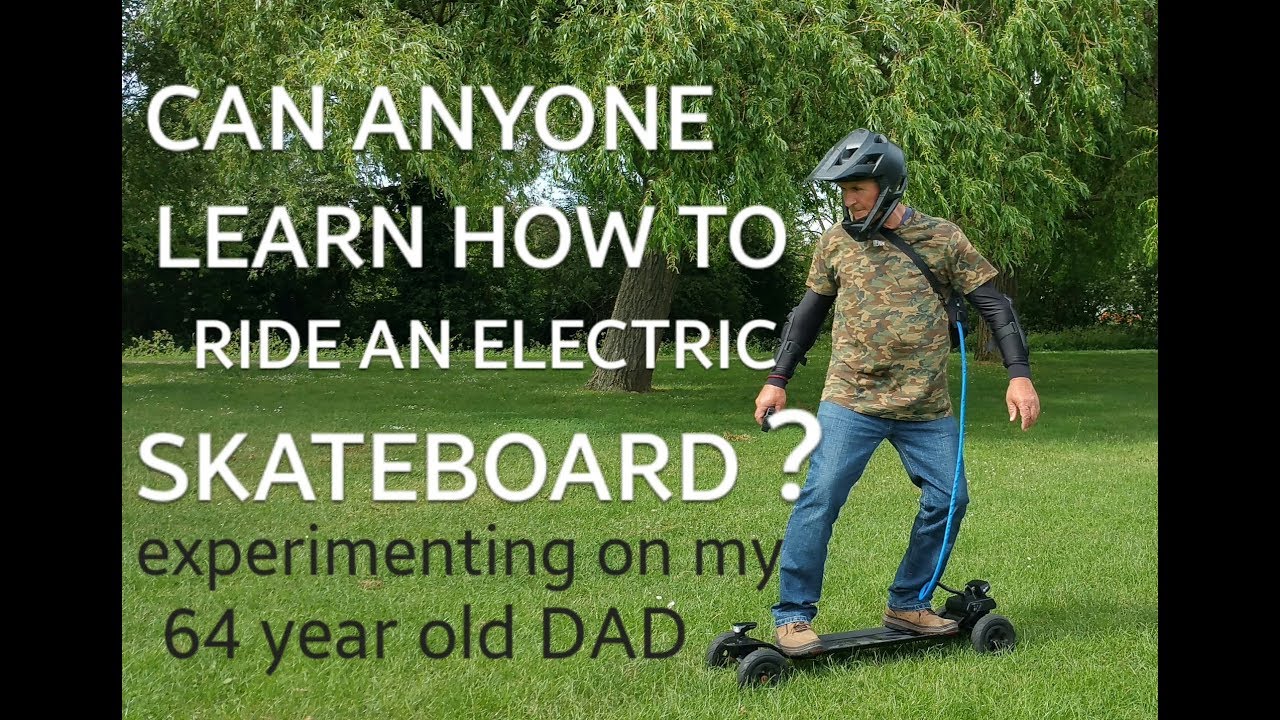 CAN ANYONE LEARN HOW  TO RIDE AN ELECTRIC SKATEBOARD?