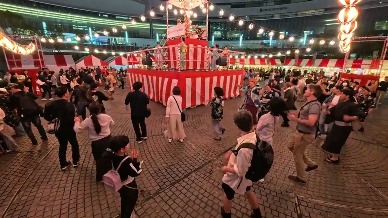 ジンギスカン　2025年横浜開港祭盆踊り第３部11　「トヨタモビリティ神奈川プレゼンツ横浜開港祭BON ODORI」inパシフィコ横浜プラザ広場　（盆踊りのりんりん「今井花凜」）
