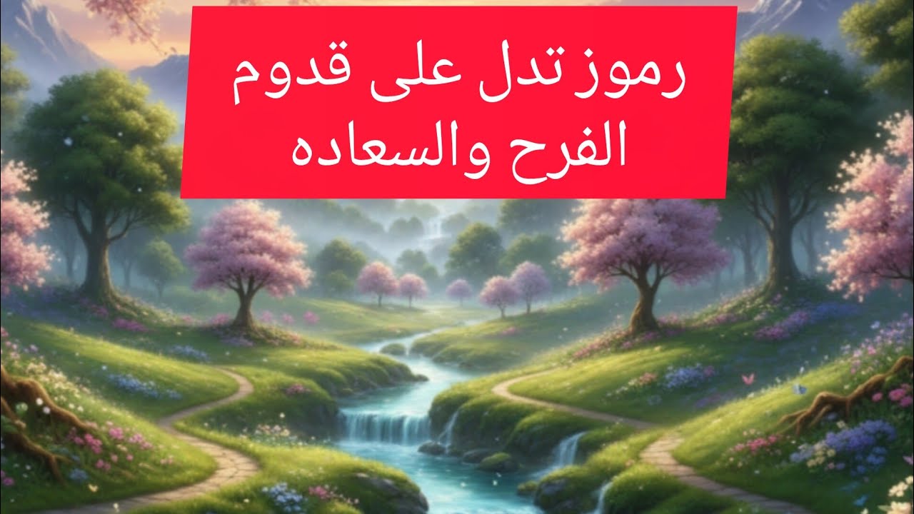 رموز تدل على قدوم الفرح والسعاده و تحقيق الأمنيات ❤️❤️
