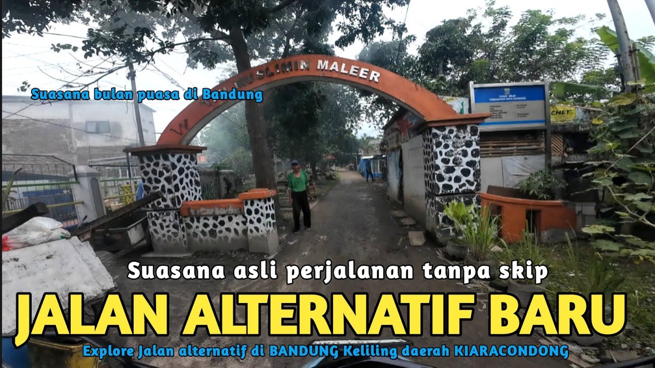 Suasana asli perjalanan tanpa skip |melihat kehidupan warga kiaracondong#bandung #motovlog 