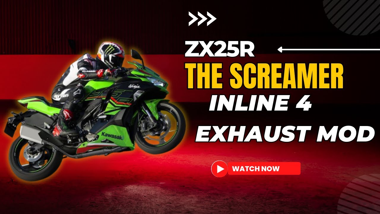 МОДИФИКАЦИЯ ВЫПУСКА KAWASAKI ZX25R | МОТОЦИКЛ SCREAMER 250CC