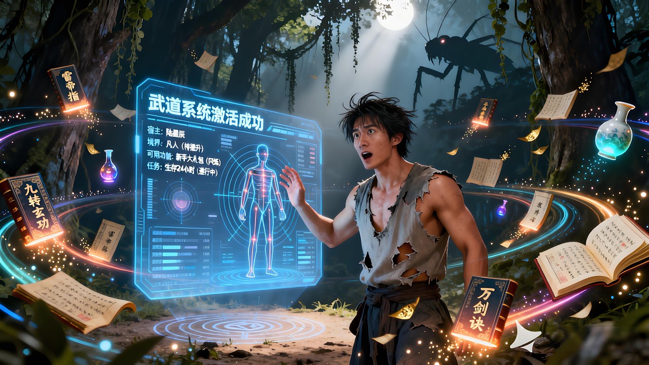 【新劇完結】🔥武功秘笈極品丹藥隨手可得？我靠系統開啟逆襲之路