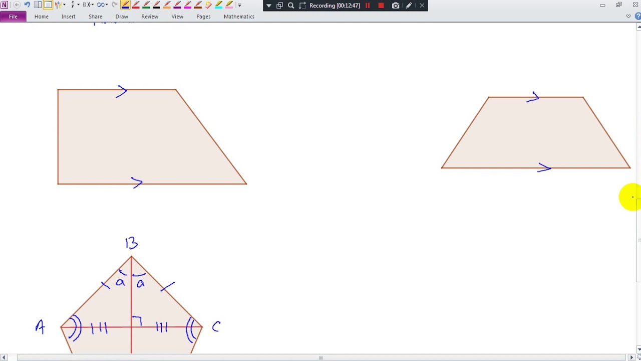 F1 Chapter 9 9.3 Properties of Quadrilaterals & the Interior & Exterior Angles of a Quadrilateral