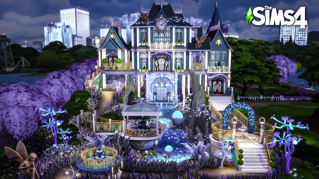 Fairy Mansion | Fantasy Save File | Sims 4 Speed Build | No CC